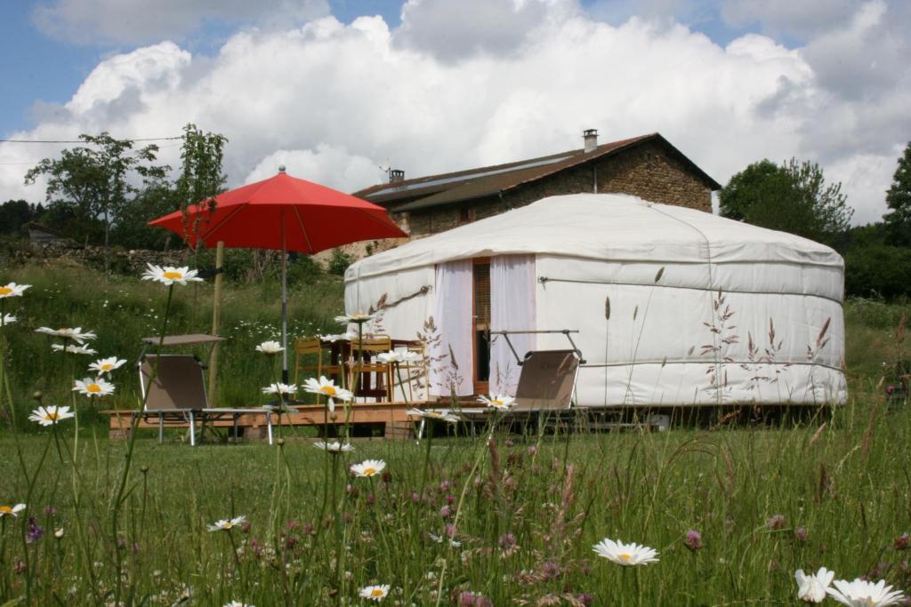 Yourtes En Terrasse Bonneval  Cameră foto